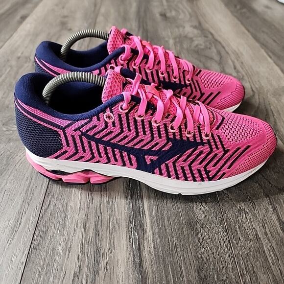 Mizuno Womens Waveknit R2 Low Top Running Shoes Size 10.5 - Picture 2 of 8